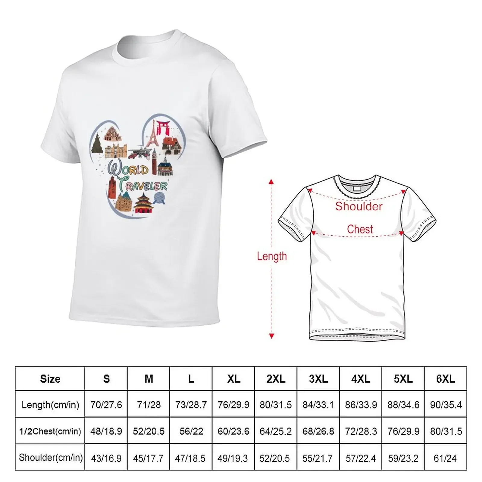 New Epcot World Showcase T-Shirt oversized t shirts Short t-shirt summer clothes t shirts men