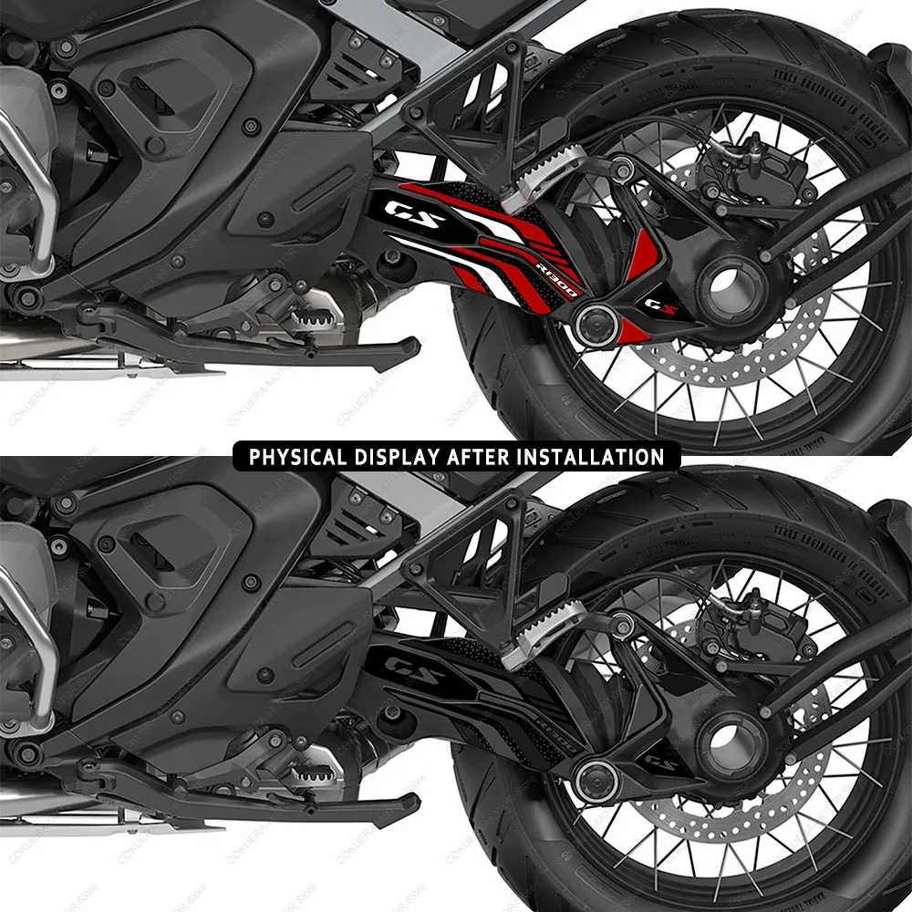 ل R1300GS R 1300 GS Adventure 2025 خزان للدراجة النارية وسادة ملصق سلسلة حافة غطاء حماية ملصق الشارات عدة