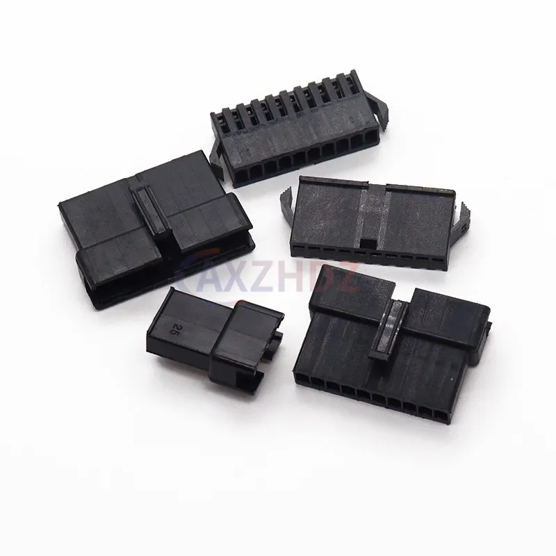 10/50 Sets JST SM2.54 2/3/4/5/6/7/8/9/10/11/12 Pin Pitch 2.54mm SM Female and Male wire connector housing SM-2P SM-2R SM2.54MM view 6