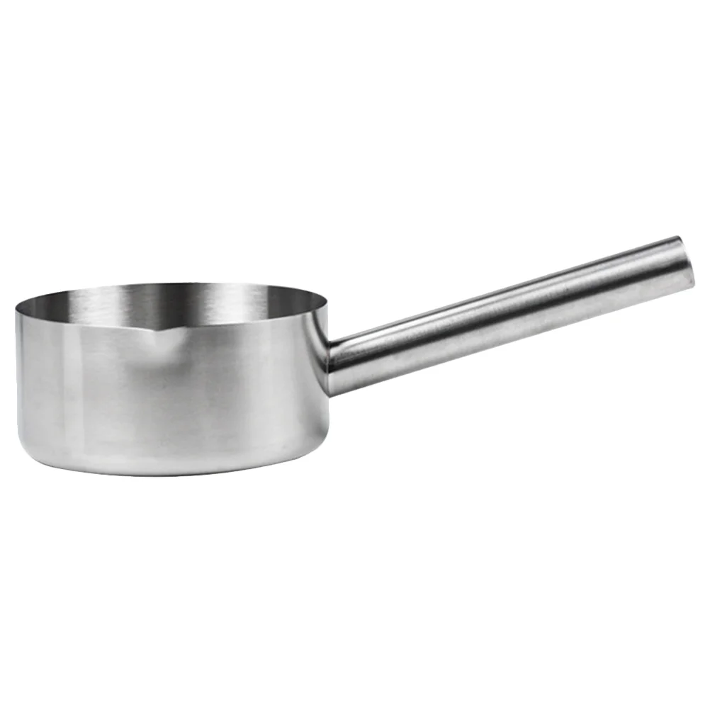 

Golden Stainless Steel Water Ladle Soup Pot for Garden Scoop Kitchen Baby Mini Heater