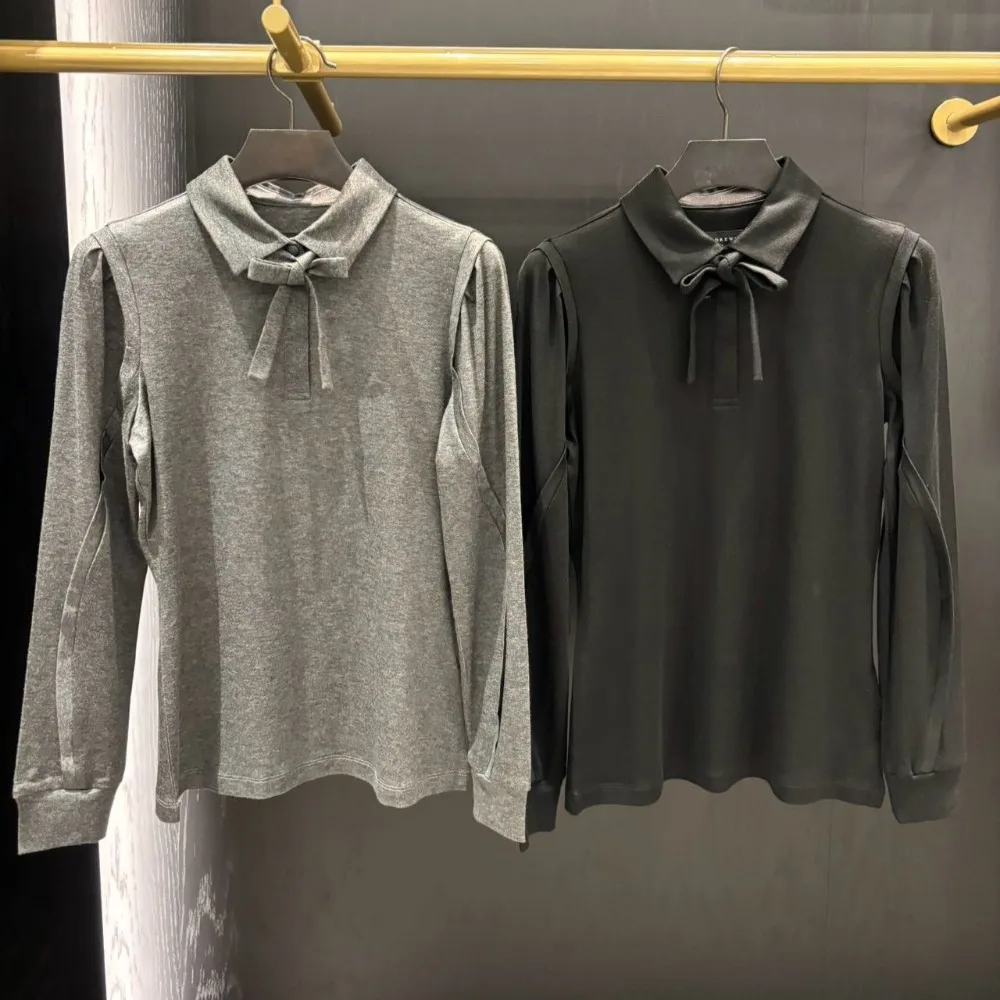Women's Golf Long Sleeve Top 2026 Fall New Korean Style Comfortable Skin-Friendly Breathable Versatile Sporty Casual Soft Daily