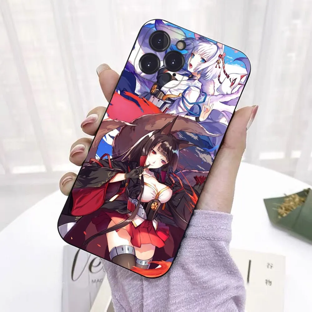 Azur Lane Phone Case for iPhone 15 8 7 6 6S Plus X SE 2020 XR XS 14 11 12 13 Mini Pro Max Mobile Case