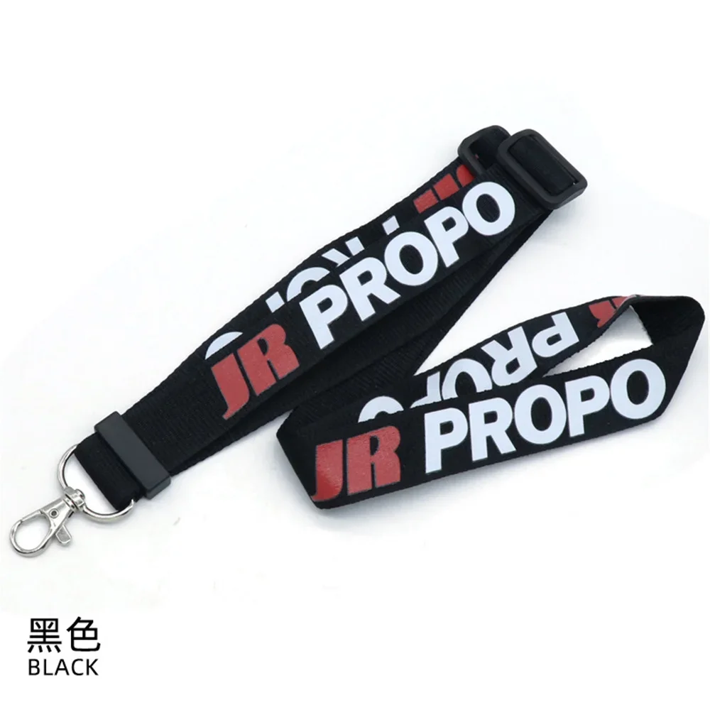 Adjustable Lanyard Strap RC Parts For JR PRO Propo Remote Controller Transmitter FPV For Futaba Orange Black Neck Belts 14cm Hot