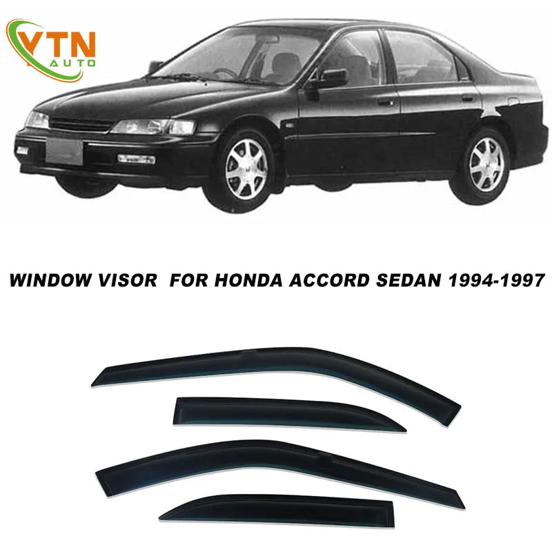 

For Honda Accord Sedan 1994 1995 1996 1997 Side Window Visor Sun Snow Rain Guard Shield Wind Shield