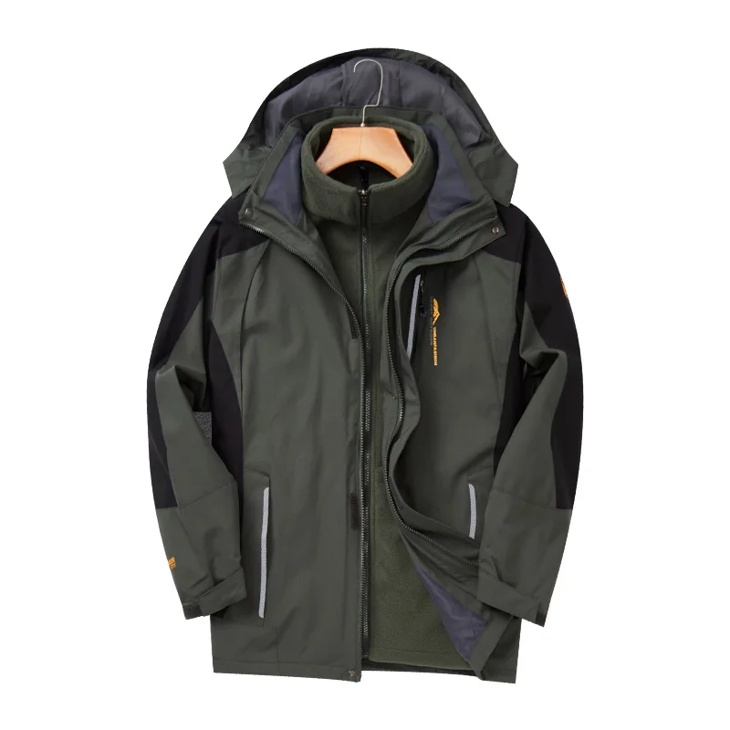 Stay Warm & Dry: Unisex 3-in-1 Thermal Jacket with Waterproof, Windproof & Breathable Insulation