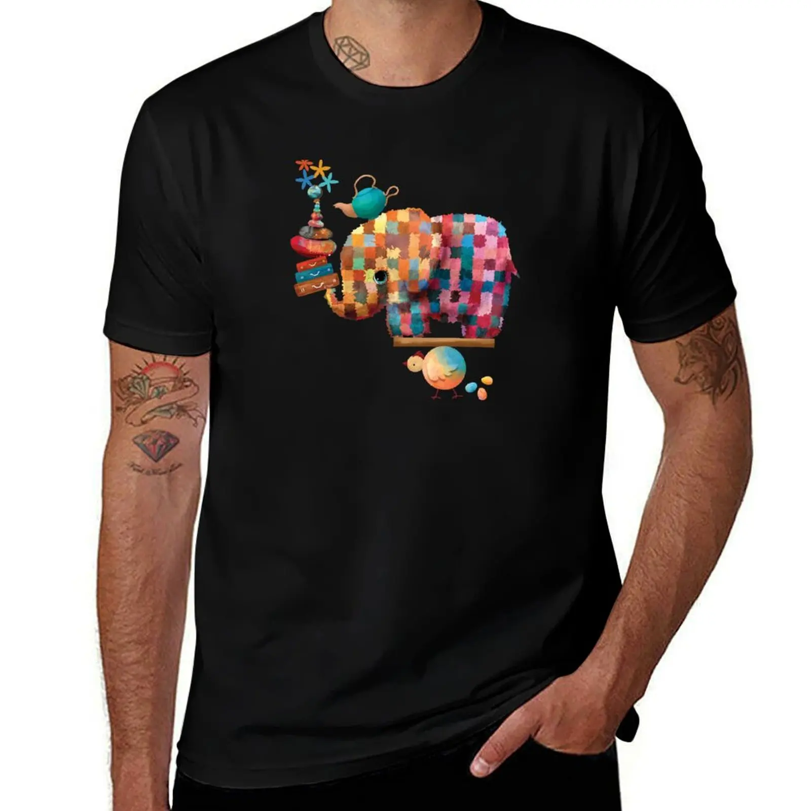 

Ceylon Elephant T-Shirt man t shirt designer cotton t shirt man T-Shirt