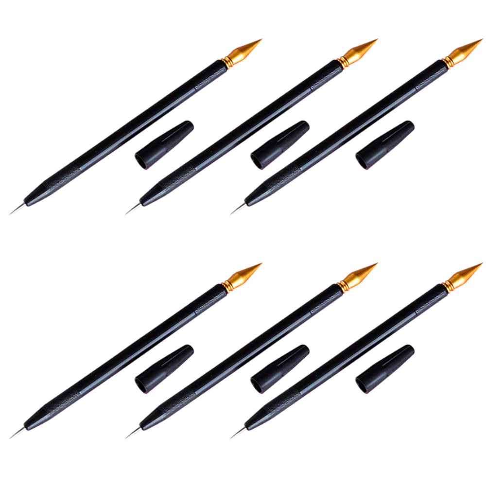 

6 Pcs Scratch Pen Polished Pens Children Crafts Handcraft Scratch-off DIY Scratchers Plastic Portable Painting