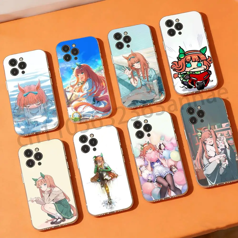 

Umamusume Silence Suzuka Phone Case For iPhone17 16 15 14 13 12 11 Pro Xs Max Mini Plus Antislip Shockproof Hard
