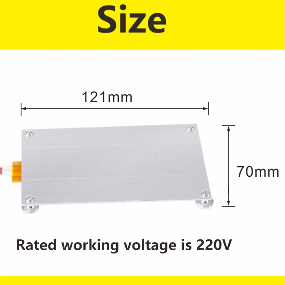 H 722 Chip de soldadura de calefacción rectángulo de aluminio desoldar BGA lámpara led estación de desoldar PTC placa dividida 300W 400W 500W 600W