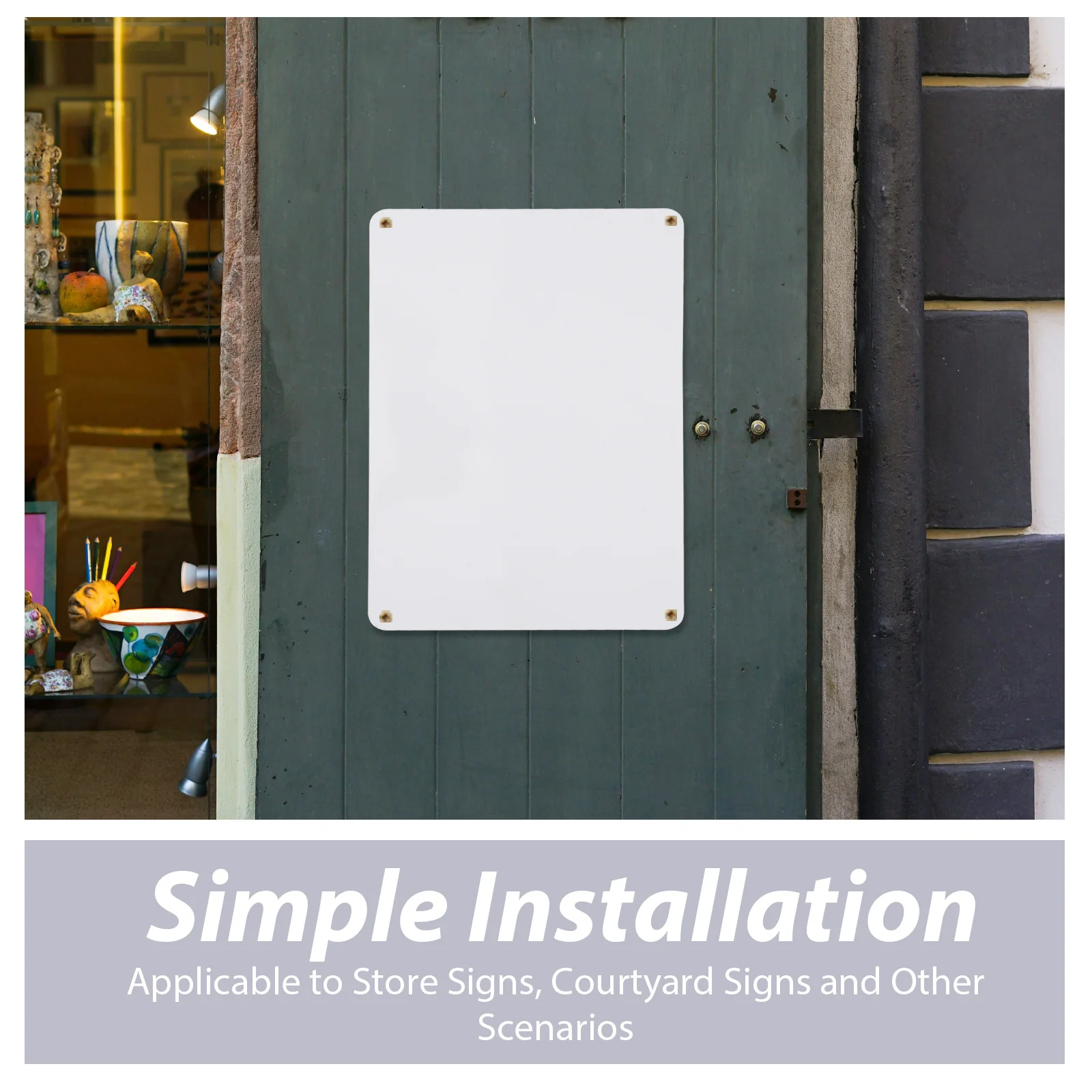 2 قطعة علامات صفيح فارغة للتسامي لتقوم بها بنفسك واجهات المتجر ساحات ثقوب مسبقًا الفراغات المعدنية صياغة الفراغات المعدنية التسامي