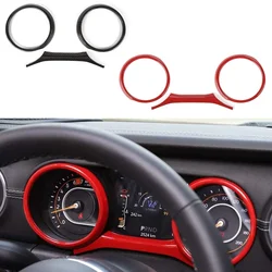 Dashboard Cover ABS Dash Board Panel Trim Frame Interior Accessories for Jeep Wrangler 2018-2023 JL JLU Sahara Gladiator JT