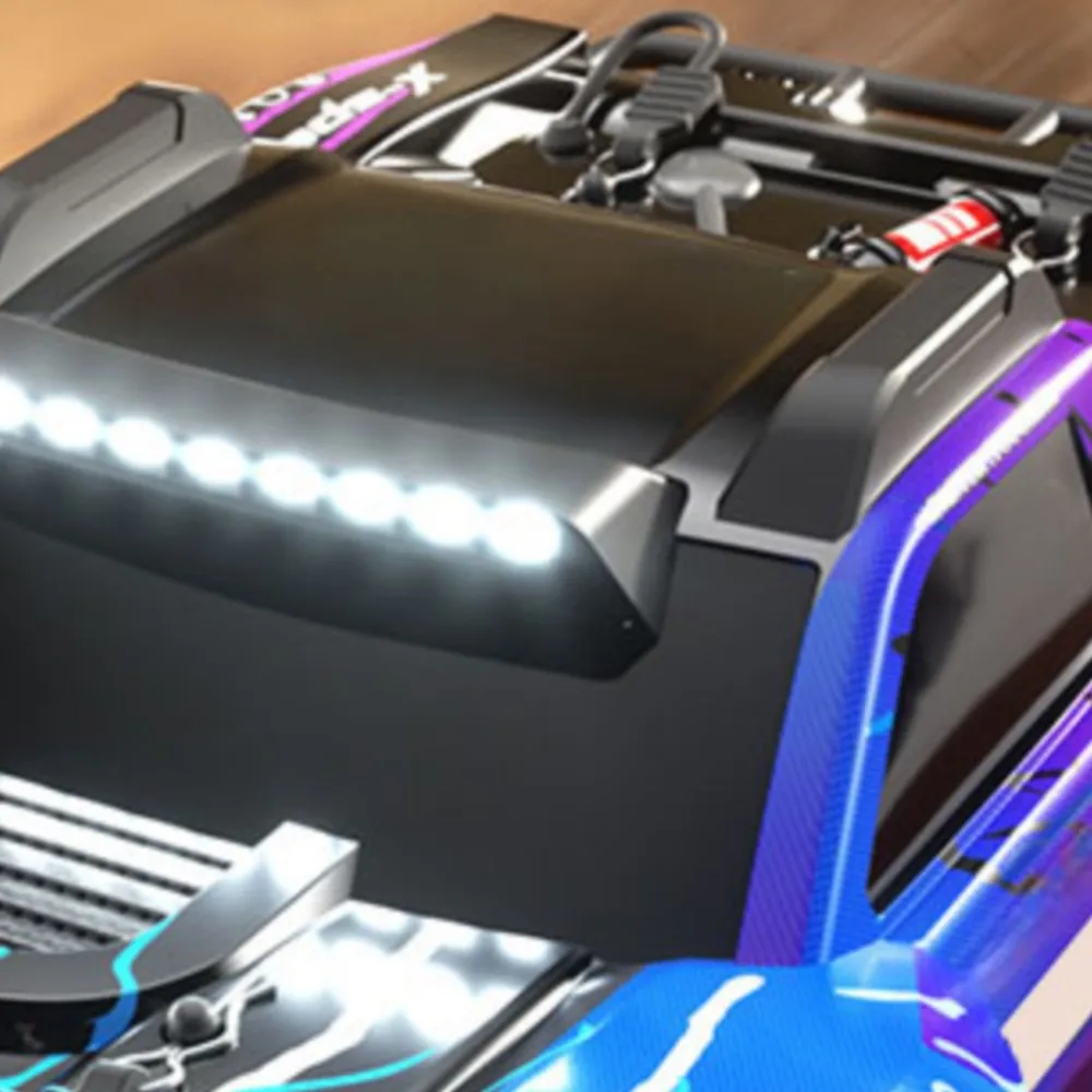 

Gift 1/14 RC Pickup Truck 4*4 Remote Control 40km/h High Speed Off Road Vehicle Q130C 2847 Brushless Motor 45A ESC LED Light Toy