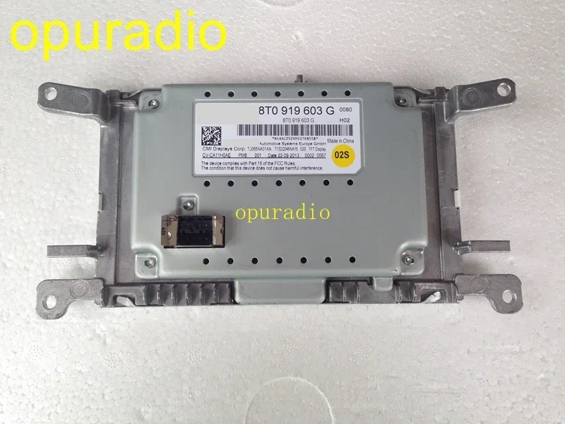 8T0919603G 8T0919603F 8T0919603E A For Audi A4 B8 A5 Q5 2010 12 2015 MMI Multi Media Display Unit 6.5