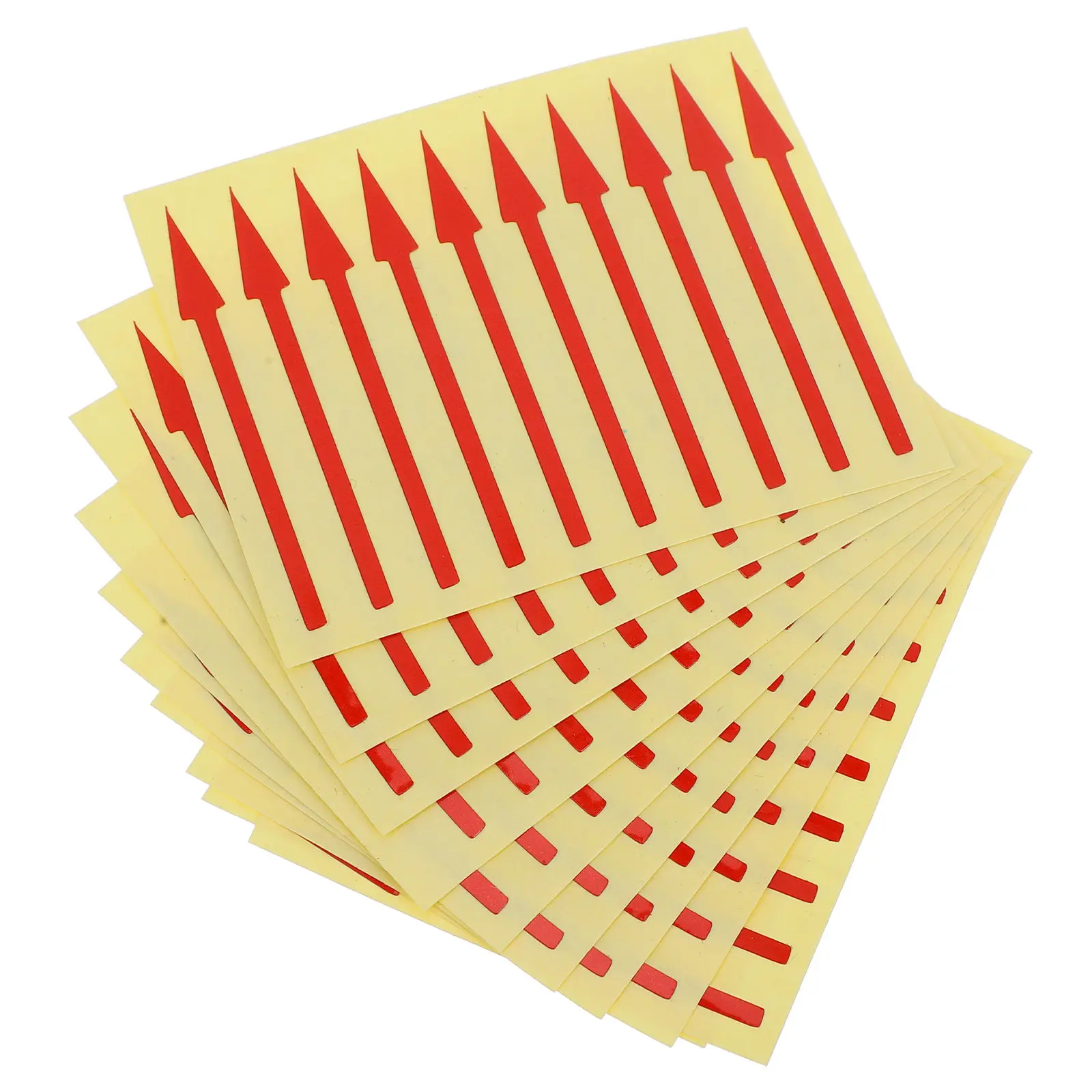 

100 шт. наклеек-стрелок для манометров, водонепроницаемые, самоклеящиеся, для панели приборов, указатели направления, светоотражающие маркеры для точности