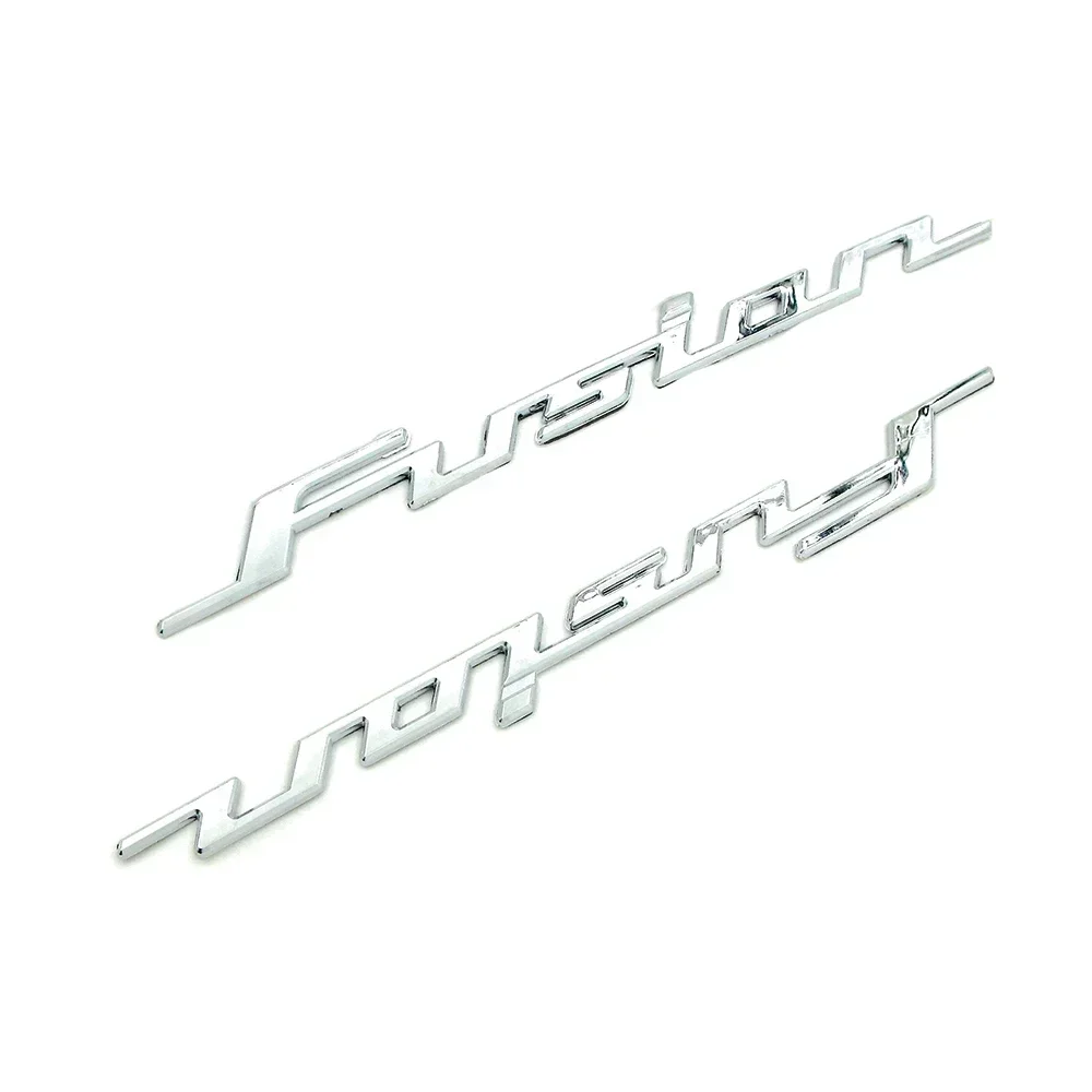 MOTO N8 Motorcycle New Fuel Tank Gas Stickers ABS Plastic Chrome Decal 3D Emblem Badge Decals For Honda FUSION 250 Fusion250 Typ