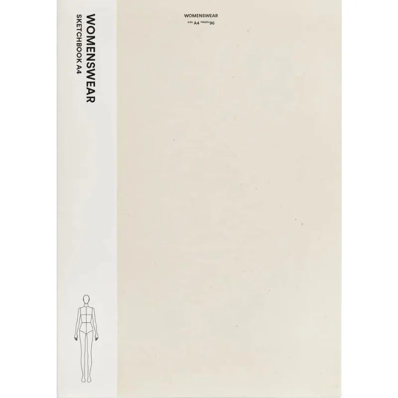 

Womenswear Sketchbook A4 Fashionary Fashionary 9789887710820 Book