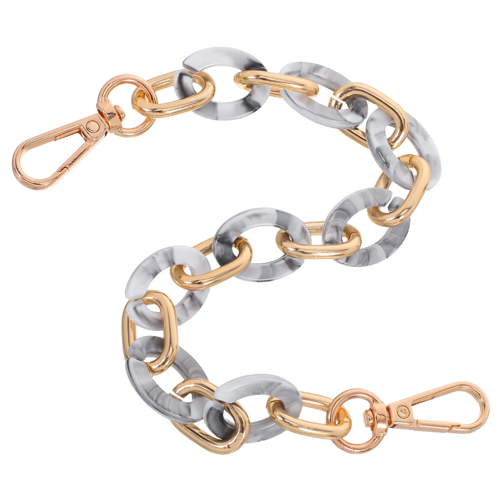 DIY-Handtaschen-Kettenriemen – sicherer flacher Kettengriff als Ersatz für das Upgrade der Geldbörse. Einfache Installation in wenigen Minuten. Keine Werkzeuge erforderlich