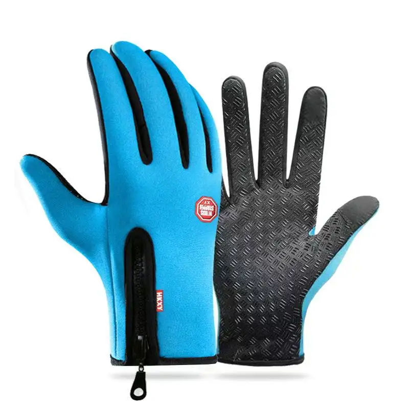 Touchscreen Fleece Warm Gloves Outdoor Cycling Driving Waterproof Cold Gloves Windproof Non Slip Womens Men Winter Ski Glove