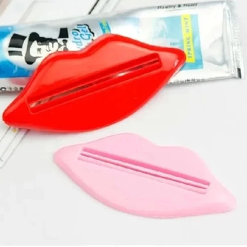 Tube de dentifrice Style lèvres presse-agrumes distributeur pince à dentifrice extrudeuse de dentifrice polyvalente pour salle de bain accessoires créatifs