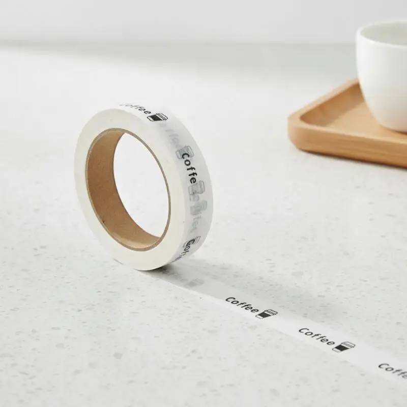 Freezer Safe Shipping Label Tape White Adhesive Sticker for Baking Bottle Cup Seal Takeout Food Package Thank You Labels