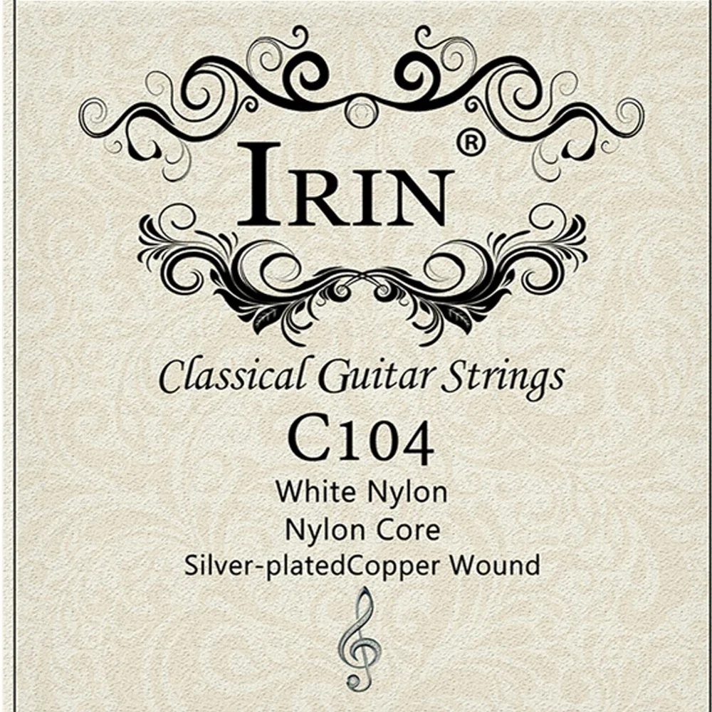 IRIN 6 Stück klassische Gitarrensaiten, Nylonfasersaiten für Gitarre, klassische Musikinstrumente, Gitarrenteile und Zubehör – Detail 7