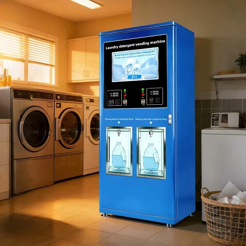 Customized All-in-One Smart Laundry Detergent Vending Machine for High Traffic University Areas