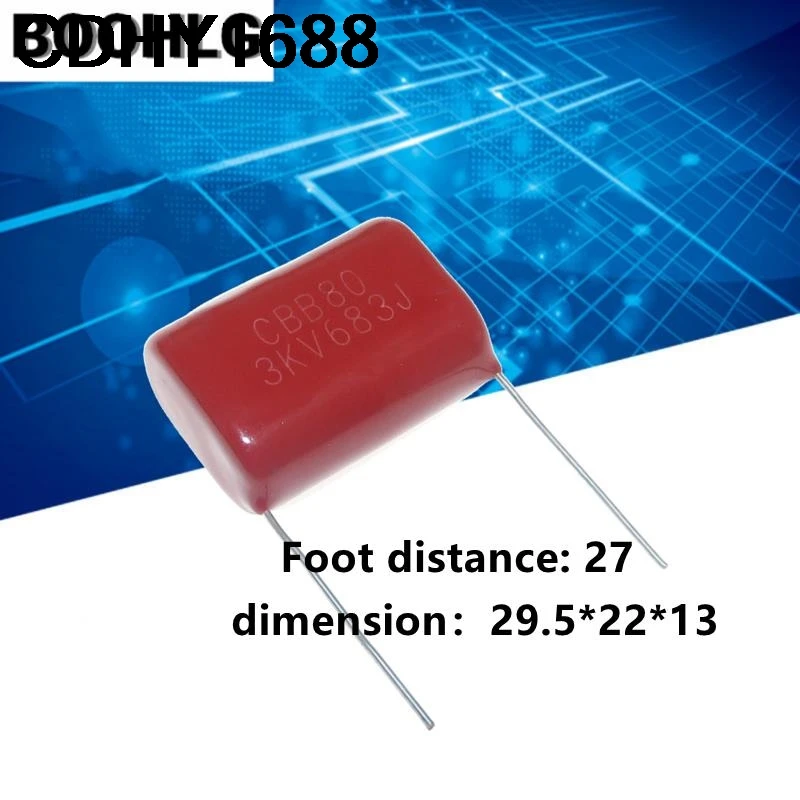 5 個 3KV683J 3000V 683J ピッチ 27 ミリメートル 0.068UF 68NF 3KV 683 P27 CBB80 ポリプロピレンフィルムコンデンサマウスキラー特別な