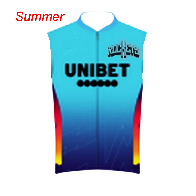 

2025 Unibet Tietema Rockets Team без рукавов для велоспорта, ЛЕТНИЙ/ФЛЕКС/БЕРЕПРОНИЦАЕМЫЙ/жилет Mtb, одежда для велосипеда Maillot Ciclismo