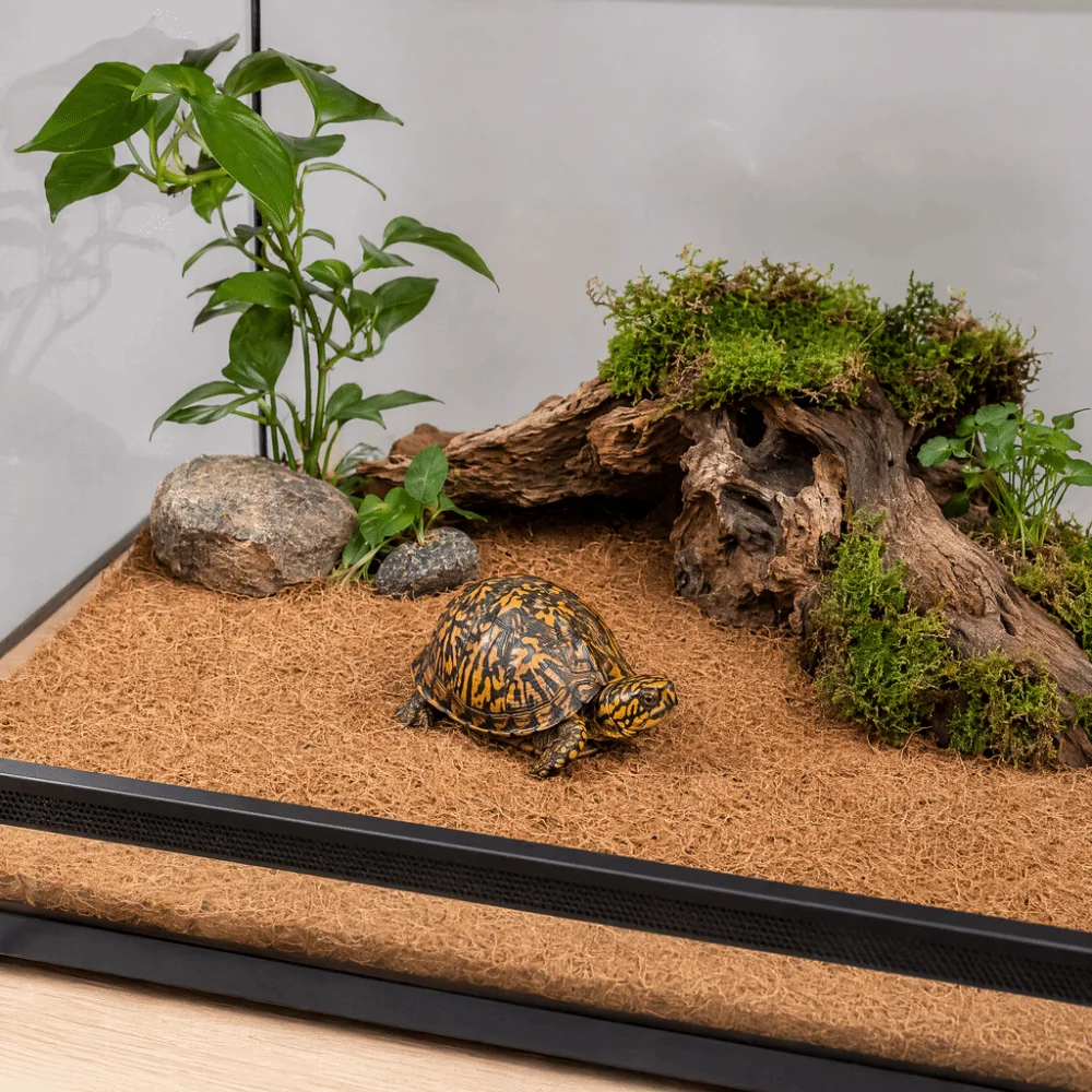Cuttable Coconut Fiber Mat 100x30/40/50cm Winter Insulation Agrofabric Weed Mat Moisture Proof No Slip Reptile Terrarium Carpet