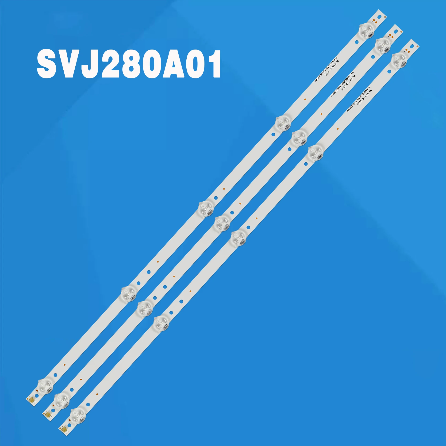 

LED Backlight strip for SVJ280A01 REV3 5LED 130402 28C2000B H280B7100C L2830HD M280X13-E1-H 2013CH280 13Y 28A3000 H28B7100C