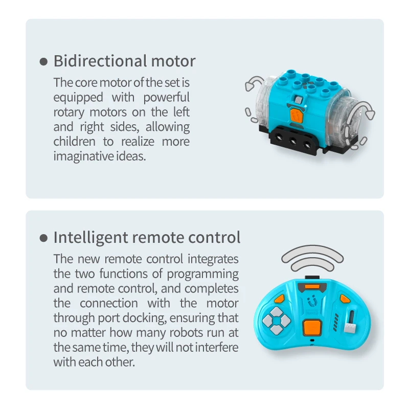 Dr. Luck STEAM Education Robot Technology Large Particle Building Blocks Plug-in Toys Remote Control Electric Programming Robot