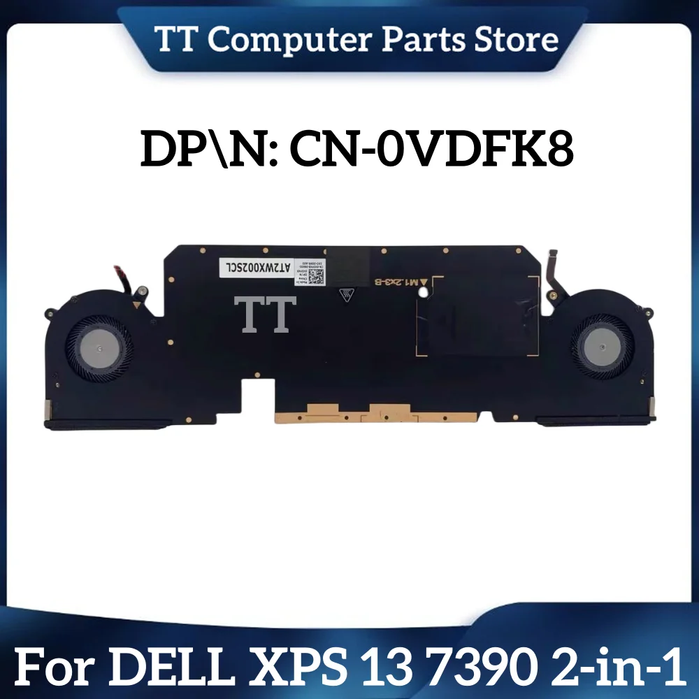 TT nuovo dissipatore di calore della ventola di raffreddamento della CPU del computer portatile originale per DELL XPS 13 7390 2-in-1 0 vdfk8 spedizione gratuita