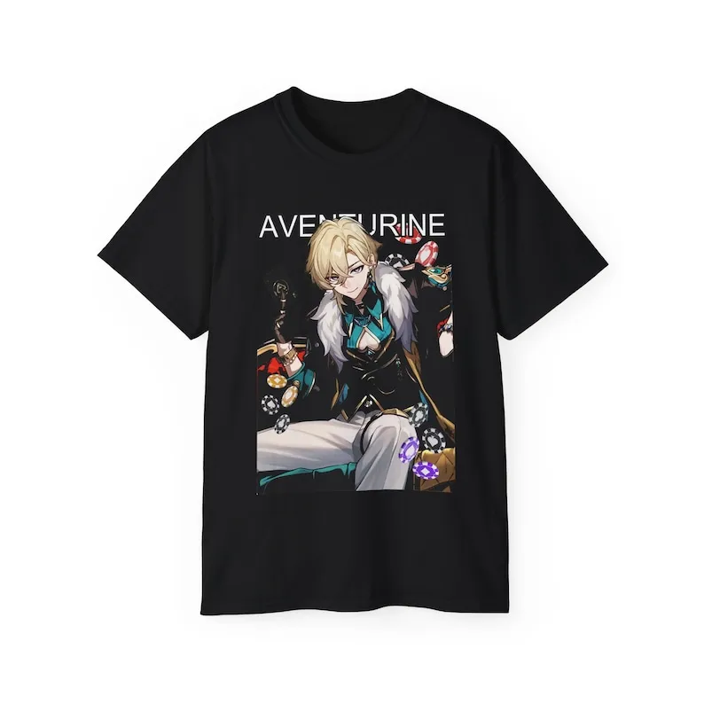 Aventurine honkai star rail Shirt star rail gift Unisex Ultra Cotton Tee