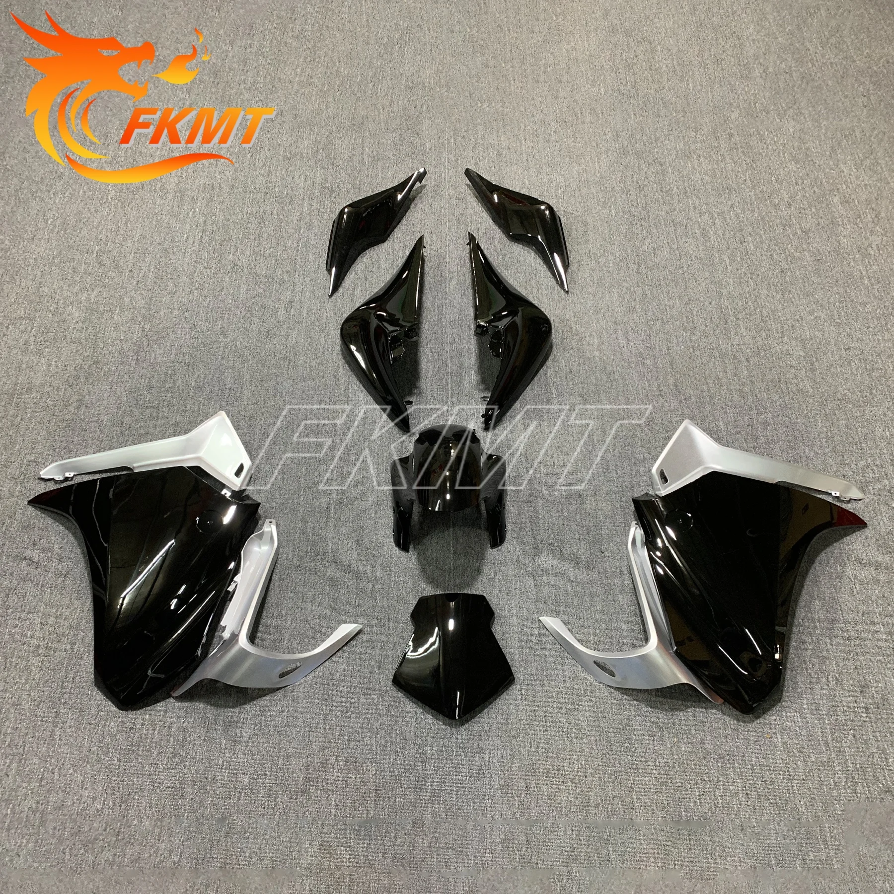 Motorcycle Fairing Kit fits For Honda VFR1200 10-13 1200 2010 2011 2012 2013 Year fairing Black white motorcycle housing