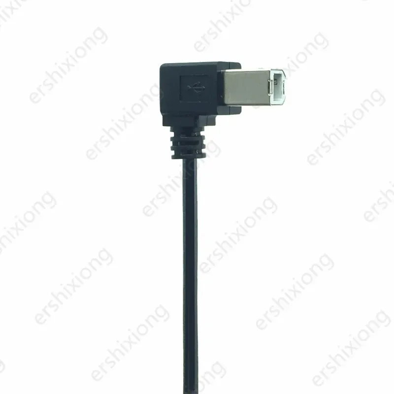 Right & Left Angle USB 2.0 A Male to USB B Male Type B BM Right Angle Printer scanner 90 degree cable 50cm 100cm BM Angled Cable