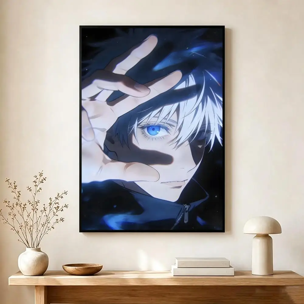 Action Anime J-jujutsu Kaisen Satoru Gojo Poster Modern Home Decoration Interior Design & Contemporary Wall Art Collection