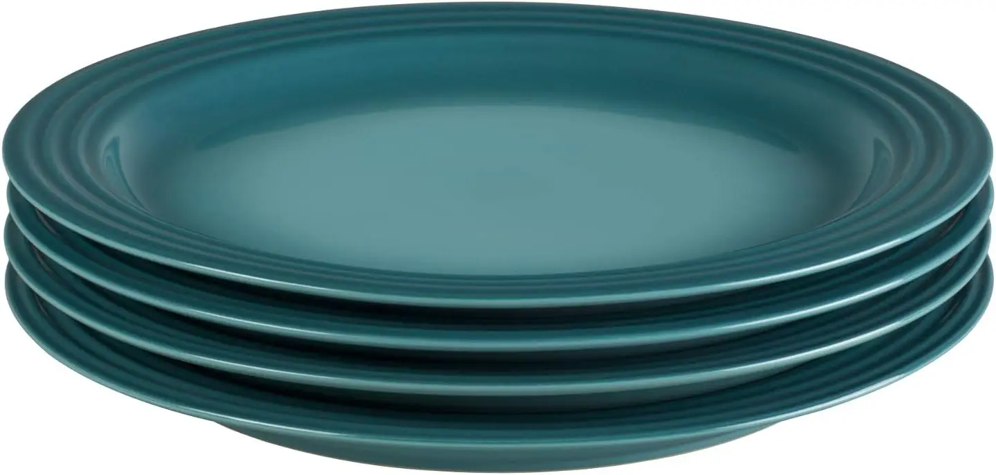 

Stoneware Set of 4 Dinner Plates, 10.5" each, Caribbean