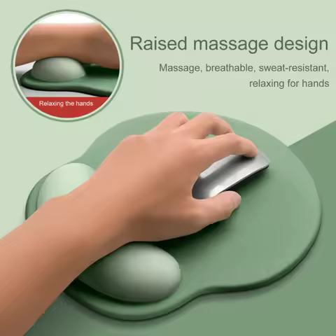 Ergonomic Mouse Pad With Wrist PC Laptop Desktop 3D Hand Support Pad Cushion Gaming Mice Mat Office Home Support Mousepad