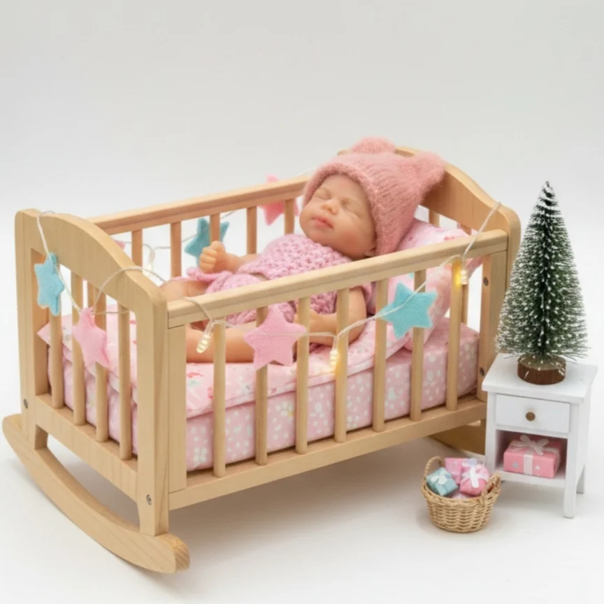 6Inch/15CM Waterproof Mini Full Body Silicone Bebe Reborn Girls Doll Cute Newborn Bebe Dolls Handmade Lifelike Real Reborn Doll