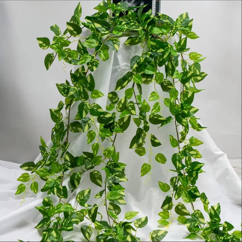 Artificial Chlorophytum Vine 180cm Plastic Durable Evergreen Leaves, Suitable for Modern Home Office Christmas Fast Delivery