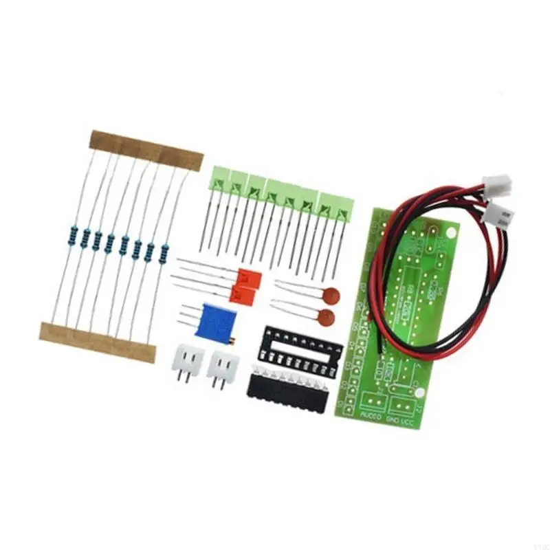LM3915 10 LED Sound Spectrum Analyzers DIY Set for Sound Projects and Education Y4QC