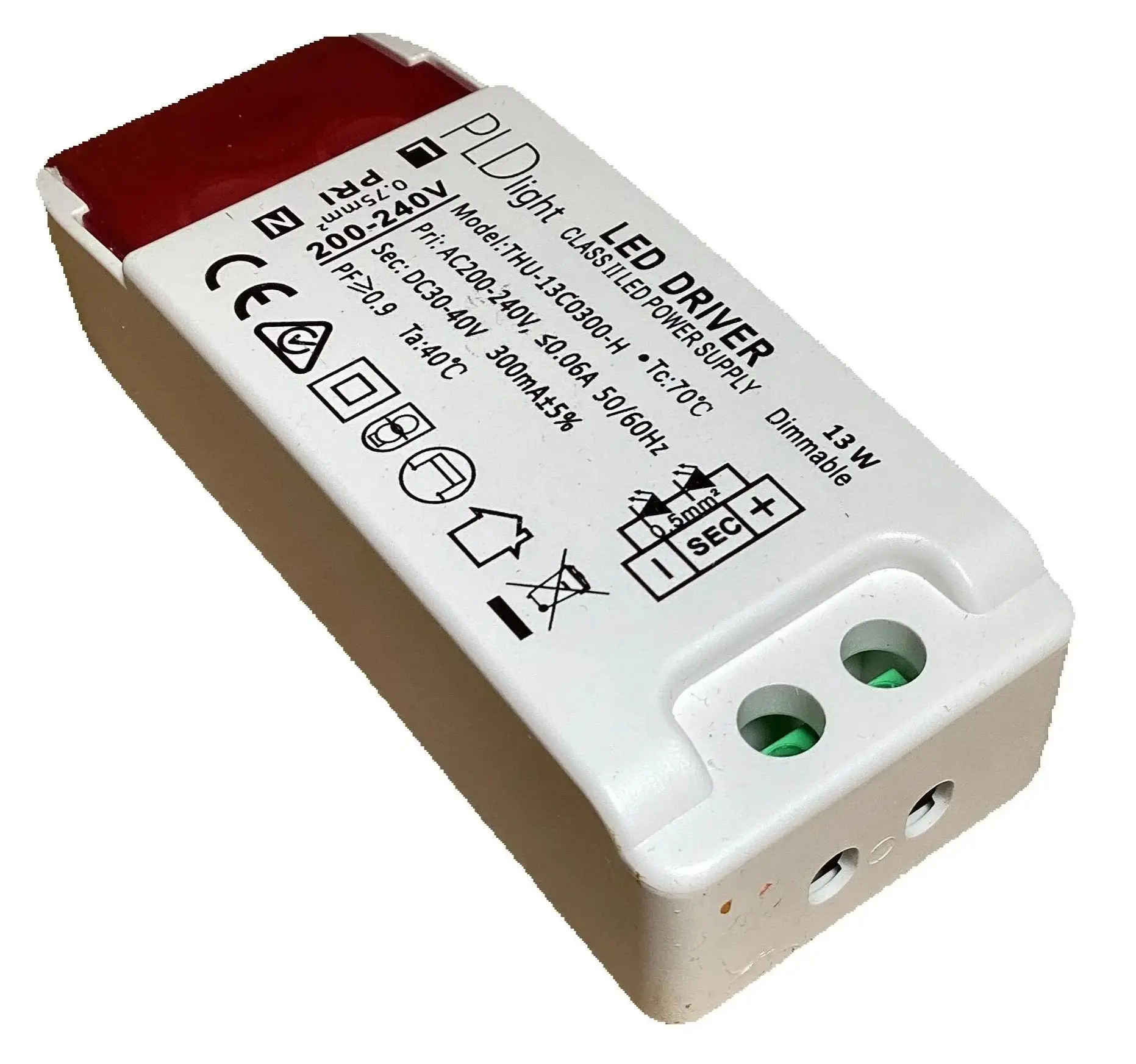 PF0.95 Flicker-free 12W Light Power Supply Adapter Accurate Constant Current 300mA Triac Dimmable for Spotlights LED Downlight