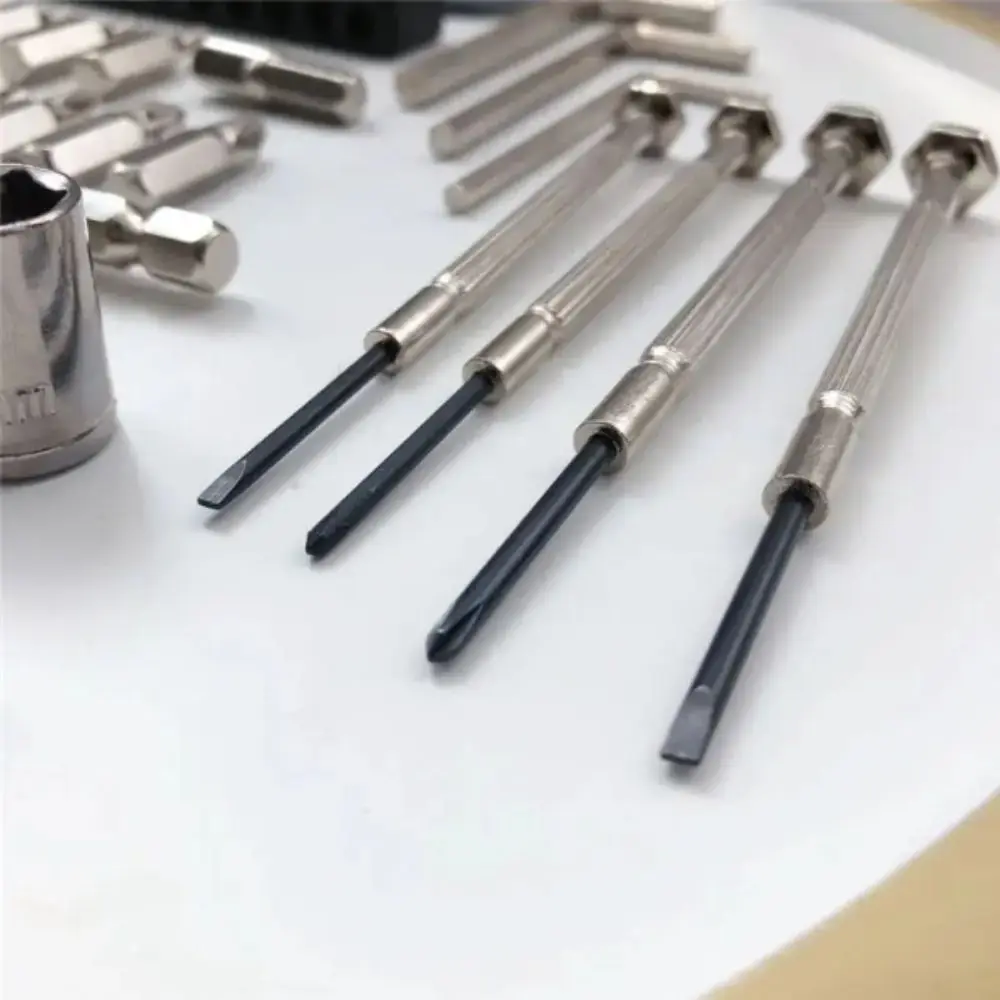 

27 Pieces Metal Tool Kit Tin Box Tinplate Box Tool Box Set Durable Iron Logo Printing Hardware Set Hardware Tool Set