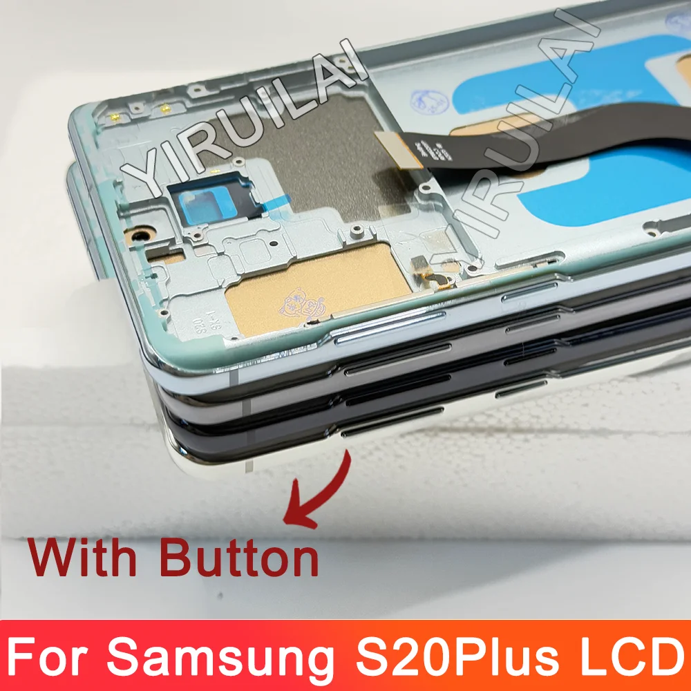 TFT Getest S20plus Scherm, voor Samsung Galaxy S20 Plus G985 G985F LCD Met Frame Display Touch Screen Digitizer Vergadering