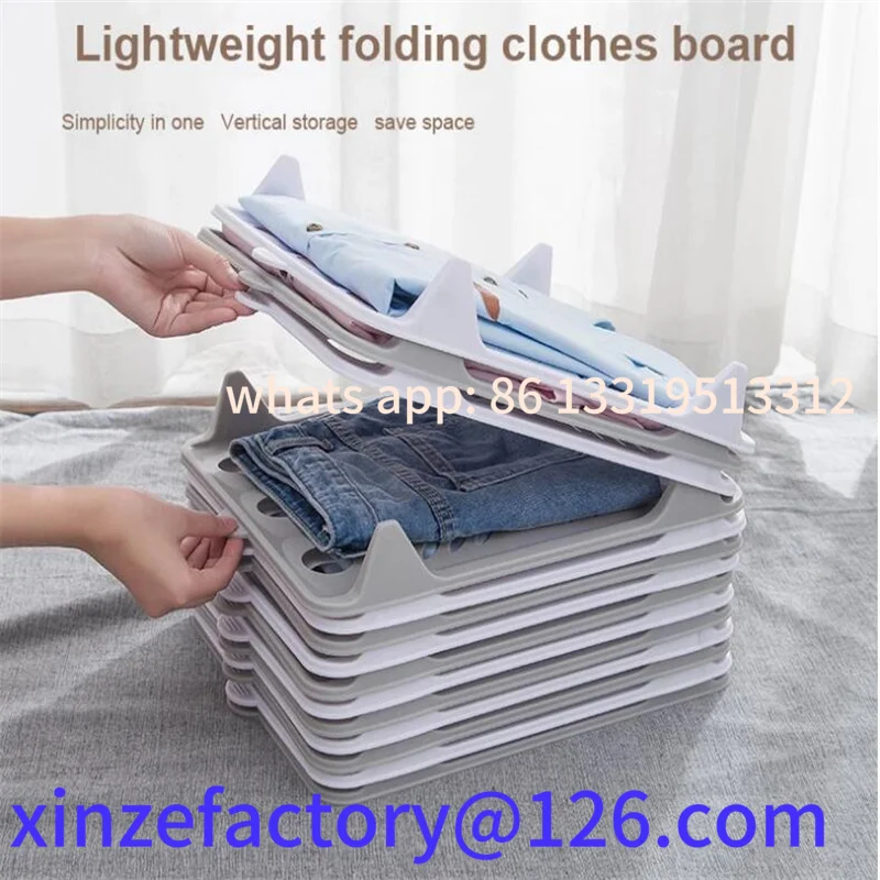 

Customizable Lazy Folding Clothes Folding Board Storage Holders Organizer T Shirt Folder Board