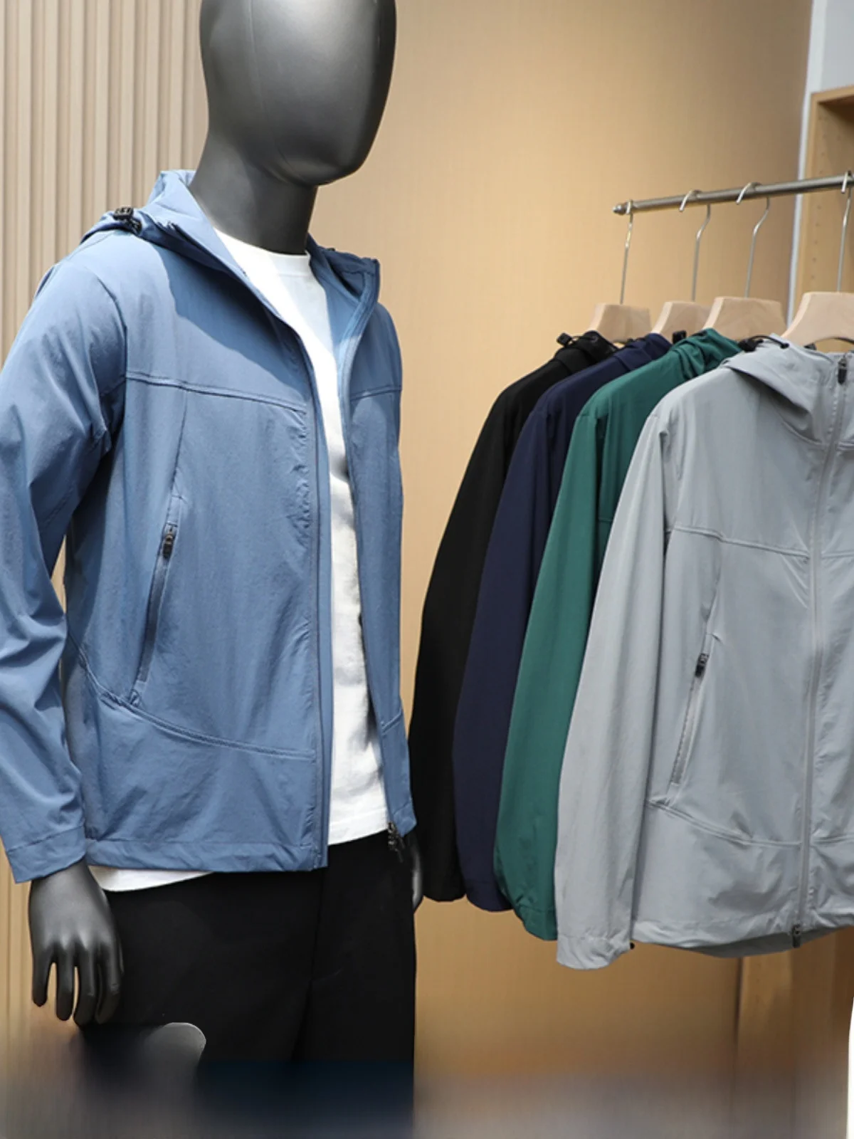 

Легкая футболка с объемным пошивом, повседневная куртка с капюшоном для пары, весенне-осенняя молодежная мода Pookytage