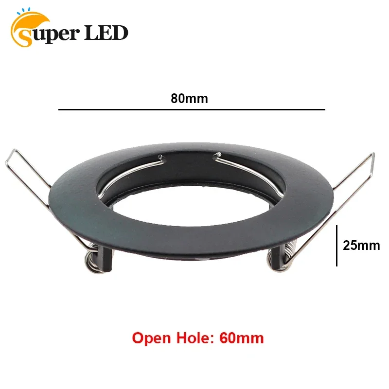 

Economical Type Single Ring Recessed Mr16 Led Spotlight Zinc Alloy Bracket for Gu10/gu5.3 Module Ceiling Downlight