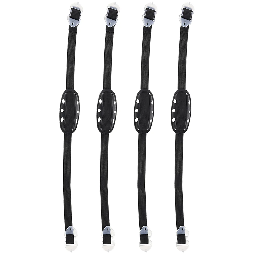 

4 Pcs Liner Safety Chin Strap Manufacturer Supplies Y-shaped with Protective Bracket (black) 4pcs Replacement Belt