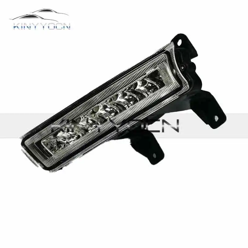 For Foton Toplander Sauvana Front Bumper Fog Light Foglight Fog Lamp Foglamp DRL Led Headlight Chrome Cover Frame