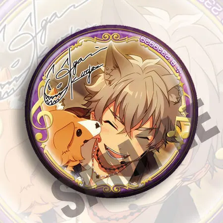 Ensemble Stars!Valkyrie Kiryu Kuro 58MM BADGE ROUND IRON  значки